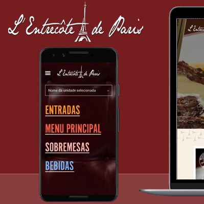 L'Entrecôte de Paris lança seu novo website desenvolvido pela Phixies